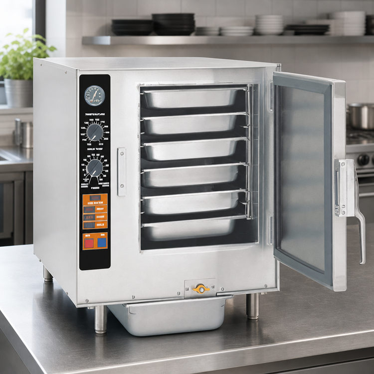 Product image #3 for Groen Intek Connectionless Boilerless Electric Countertop Convection Steamer, 6-Pan Capacity, 208V/3-Phase