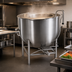 Thumbnail image #3 for Legion 125-Gallon Stationary Direct Steam Kettle with 304 Stainless Steel Liner and 2/3 Jacket