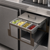 Thumbnail image #3 for Glastender 8-Cup Partial Condiment Drawer Insert for 18-Inch Door Opening Bar-Profile Cooler