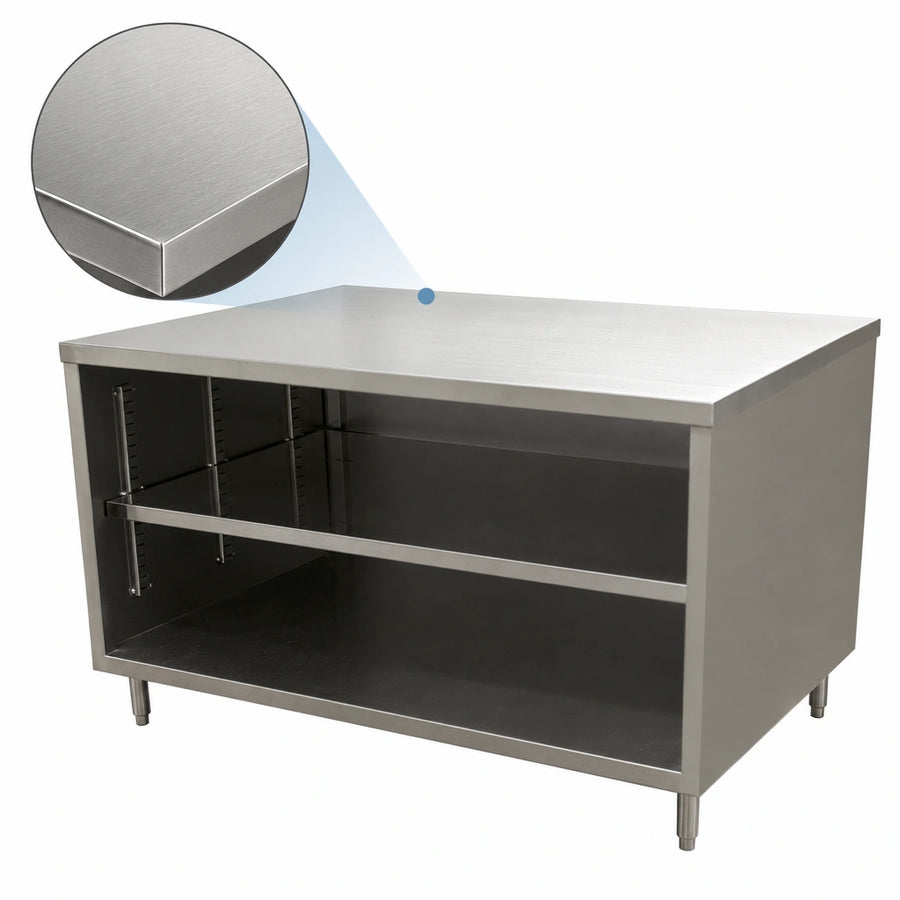 14-Gauge 304 Stainless Steel Top