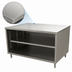Thumbnail image #3 for BK Resources Chef Table Cabinet Base with Open Front, 30 x 30 Inches, 14-Gauge 304 Stainless Steel Flat Top