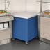 Thumbnail image #3 for Duke Thurmaduke Mobile Corner Utility Station with Stainless Steel Top and Enclosed Base