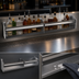 Thumbnail image #3 for Glastender 64-Inch Single Stainless Steel Speed Rail with Open Step-and-Rail Design