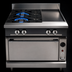 Thumbnail image #3 for Vulcan V Series 36-Inch Heavy Duty Gas Range with 2 Open Burners, 24-Inch Manual Griddle and Convection Oven Base
