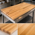 Thumbnail image #3 for Appalachian Red Oak Edge Grain Island Countertop, 132 x 30 x 1-1/2 Inch, Varnique Finish
