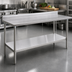 Thumbnail image #3 for Deluxe Series Stainless Steel Work Table with 4-1/2