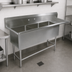 Thumbnail image #3 for John Boos Pro-Bowl 3-Compartment Sink with 36-Inch Right Drainboard, 30 x 24 x 14-Inch Bowls, 14-Gauge Stainless Steel