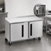 Thumbnail image #3 for Traulsen Centerline Compact Two-Section 60-Inch Undercounter Worktop Freezer with Right/Right Solid Doors