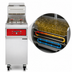 Thumbnail image #4 for Vulcan PowerFry3 21-Inch Freestanding Gas Fryer with KleenScreen PLUS Filtration, 85-90 lb Capacity