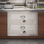 Thumbnail image #3 for Toastmaster (Middleby) 3B84AT72 Built-In Dual-Drawer Food Warmer with Thermostatic Controls, Stainless Steel Exterior