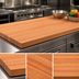 Thumbnail image #3 for Boos Block American Cherry Edge Grain Kitchen Countertop, 108 x 36 x 3 Inches, Oil Finish
