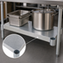 Thumbnail image #3 for BK Resources Adjustable Galvanized Steel Undershelf for 84 x 24 Inch Work Table