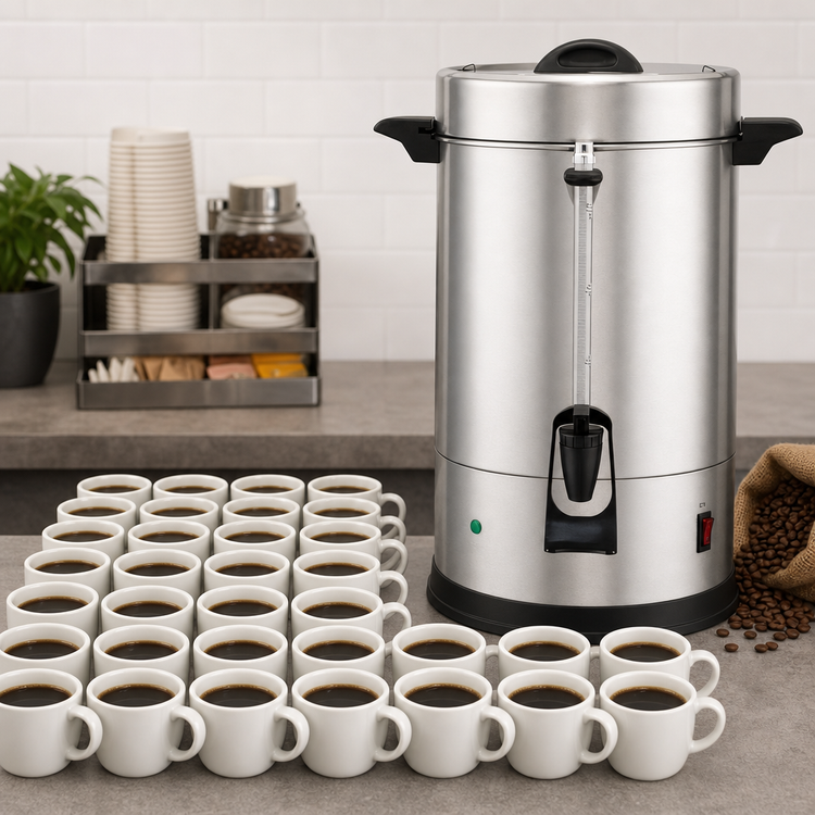 Product image #4 for Waring 30-Cup Stainless Steel Coffee Urn with Dual Heater System