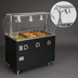 Thumbnail image #3 for Vollrath 2-Series Affordable Portable Deluxe 3-Well Mobile Hot Food Station with Buffet-Style Breath Guard