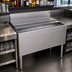 Thumbnail image #3 for Glastender 36 Inch x 24 Inch Underbar Ice Bin with Sliding Stainless Steel Cover, 127 lb Capacity