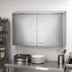 Thumbnail image #3 for Glastender WCH42 42 Inch Wall-Mounted Stainless Steel Wall Cabinet with Hinged Doors