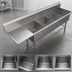 Thumbnail image #3 for John Boos Pro-Bowl 4-Compartment Stainless Steel Sink with 18-Inch Left Drainboard and 20 x 20 x 14-Inch Bowls
