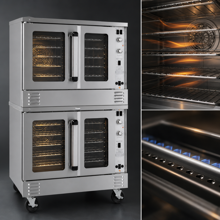 Product image #3 for Southbend Platinum Full-Size Double Deck Gas Convection Oven