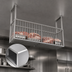 Thumbnail image #3 for John Boos Ceiling-Mount Aluminum Meat Boat Rack, 72-Inch W x 20-Inch D