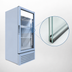 Thumbnail image #3 for Beverage-Air Marketeer MT10-1W 1-Section White Hinged Glass Door Merchandiser Refrigerator, 9.43 Cu. Ft.
