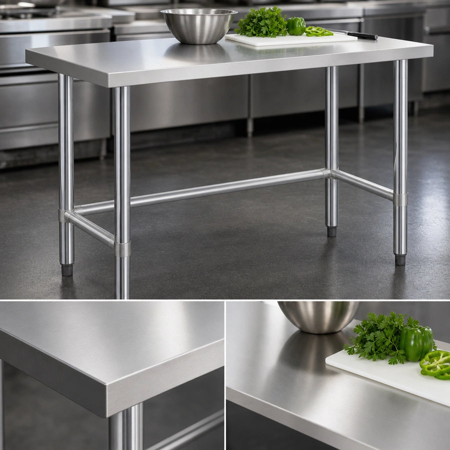 18-Gauge 304 Stainless Steel Top