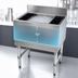 Thumbnail image #3 for Advance Tabco Underbar Basics™ 42-Inch Stainless Steel Cocktail Unit Bar Ice Bin with 7-Circuit Cold Plate