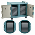 Thumbnail image #4 for Cambro Low-Profile 2-Compartment 20-Tray Insulated Meal Delivery Cart for 14 x 18 Trays, Slate Blue