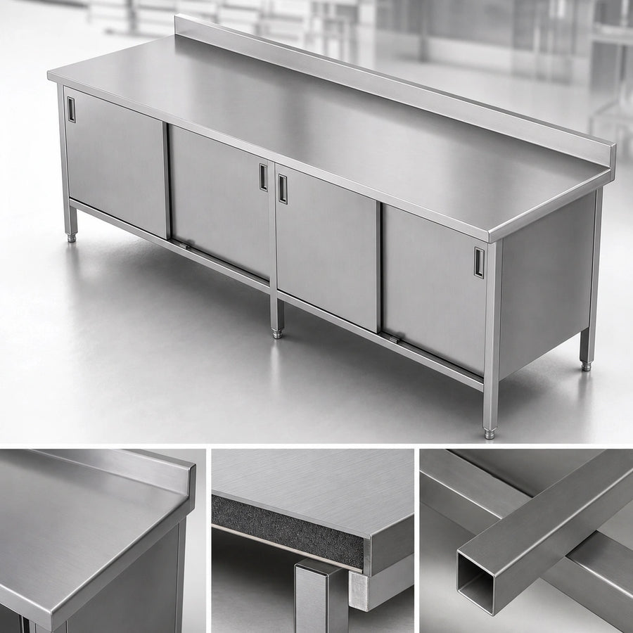 16-Gauge Stainless Steel Top