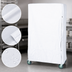 Thumbnail image #3 for Quantum 24 x 36 x 74 Inch Wire Cart Cover, White 400 Denier Nylon with Velcro Flap