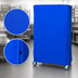 Thumbnail image #3 for Quantum Wire Cart Cover for 24 x 36 x 63 Inch Wire Carts, 400 Denier Blue Nylon with Velcro Flap