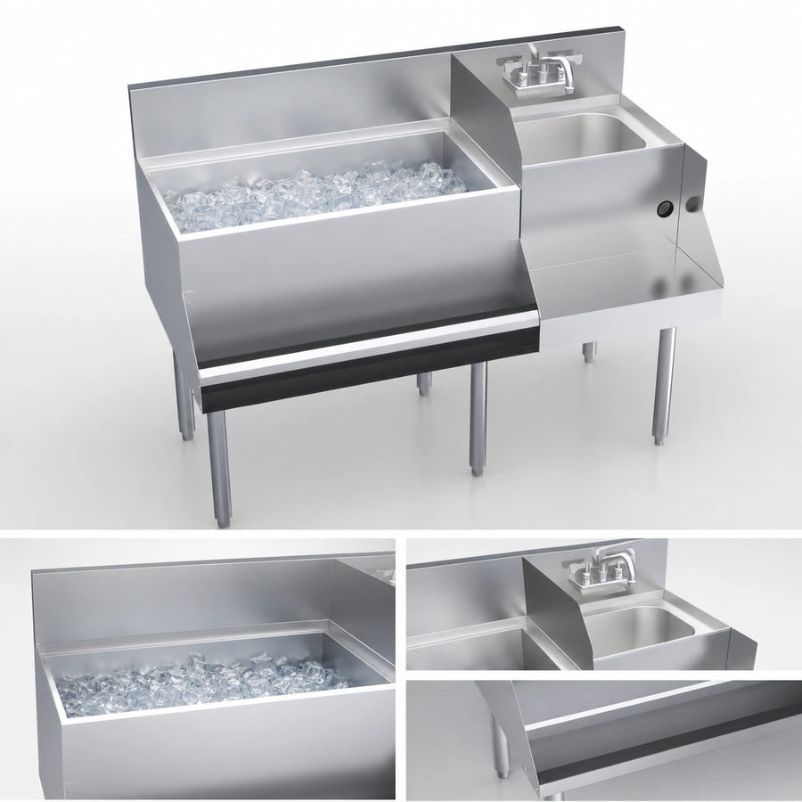 Left-Side Ice Bin Configuration