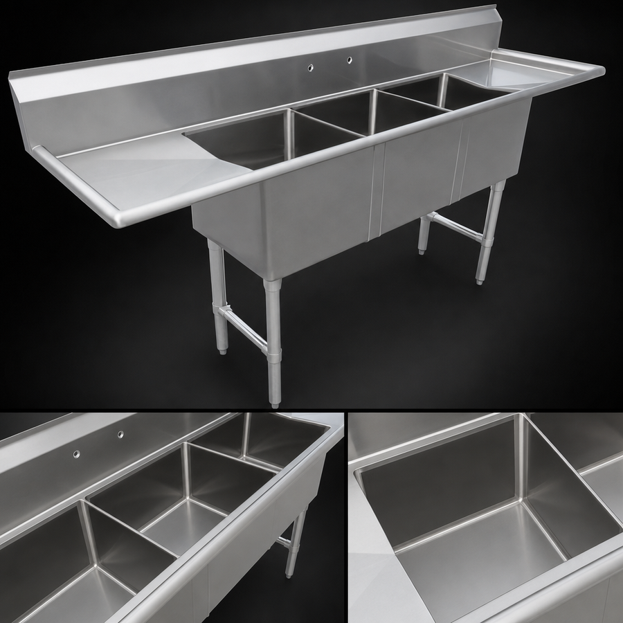 Three Fabricated Compartments