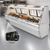 Thumbnail image #3 for Howard-McCray 35 Series Double Duty Fish and Poultry Self-Contained Refrigerated Service Case, 143-Inch, Stainless Steel, LED Lighting