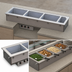 Thumbnail image #3 for Vollrath Short-Side 4-Pan Drop-In Hot Well with Infinite Controls, 120V