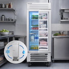 Thumbnail image #4 for Beverage Air Cross Temp® CT1HC-1S 1-Section Convertible Reach-In Refrigerator/Freezer, 23.1 Cu. Ft., Right-Hand Solid Door