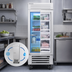 Thumbnail image #4 for Beverage-Air Cross Temp 1-Section Convertible Reach-In Refrigerator/Freezer, Top-Mounted Self-Contained, 23.1 Cu. Ft.