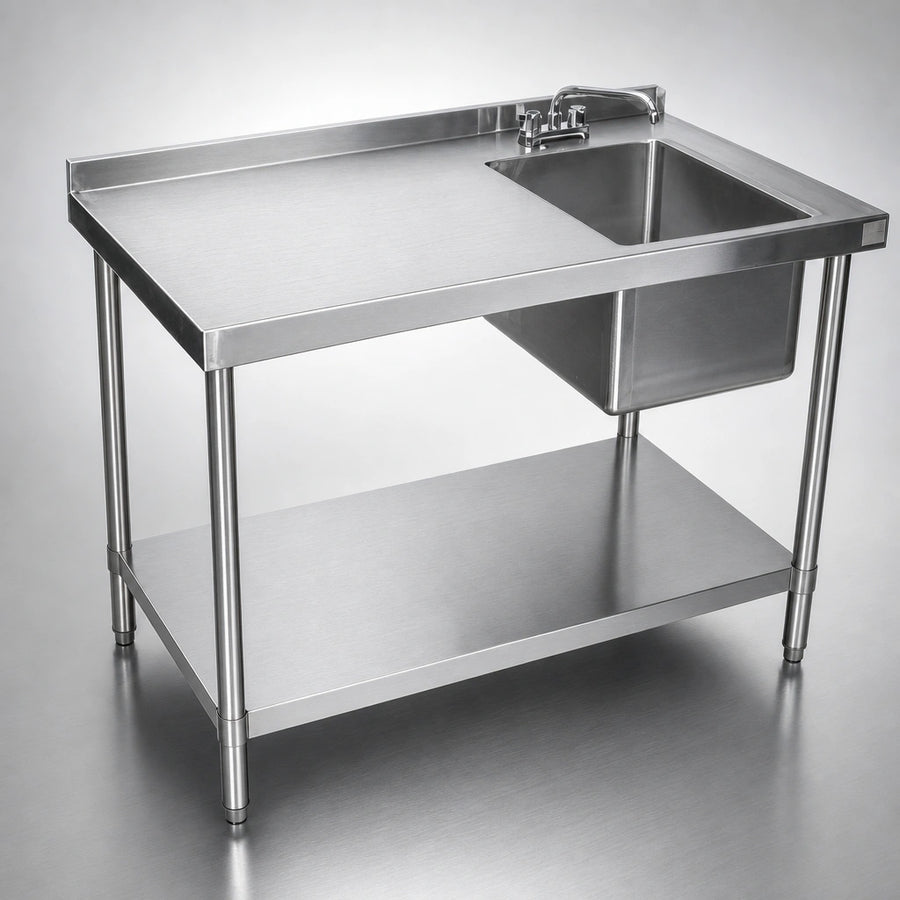 18-Gauge 300-Series Stainless Steel Top