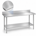 Thumbnail image #3 for Duke 72-Inch x 36-Inch Stainless Steel Work Table with 5-Inch Riser and Undershelf