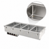 Thumbnail image #3 for Vollrath Four-Well Drop-In Hot Food Well with Marine Grade Stainless Steel Wells, Thermostatic Controls, Wet Operation, Manifold Drain, 120V