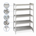Thumbnail image #4 for Cambro Camshelving Premium 18-Inch Deep x 72-Inch Wide x 84-Inch High 5-Tier Vented Stationary Starter Unit