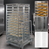 Thumbnail image #4 for FWE End-Loading Rethermalizer-Holding Roll-In Rack for 26 Wire Baskets
