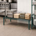 Thumbnail image #3 for Quantum 60 Inch x 24 Inch x 14 Inch Platform Dunnage Rack with Green Epoxy Antimicrobial Finish, 600-800 lb Capacity