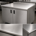 Thumbnail image #3 for Advance Tabco Enclosed Work Table with Cabinet Base, 96