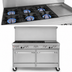 Thumbnail image #3 for Southbend Ultimate 60-Inch Gas Restaurant Range with 5 Burners, 24-Inch Griddle, and 2 Standard Ovens