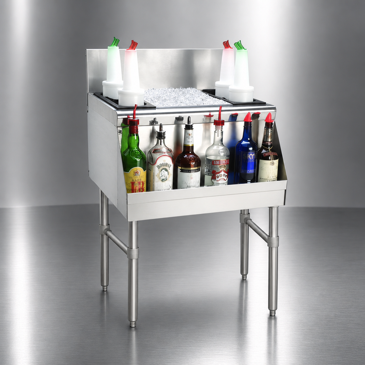 Product image #3 for Advance Tabco Prestige 30-Inch Stainless Steel Ice Chest, 121 lb Capacity, Without Cold Plate