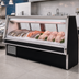 Thumbnail image #3 for Howard-McCray 34E Series Double Duty Self-Contained Endless Design Fish and Poultry Service Case, 124-1/2 Inches, Black Exterior/White Interior, LED