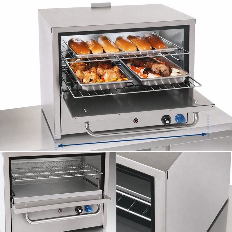 Product image #3 for Comstock-Castle B26N Freestanding Natural Gas Deck Bake Oven, 26-1/2 Inch Wide Deck