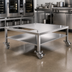 Thumbnail image #2 for Alto-Shaam Stainless Steel Oven Stand with Casters, 42 x 39-3/4 x 17-1/2 Inches