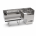 Thumbnail image #3 for Krowne 72-Inch Taffer Command Station Underbar Bar Ice Bin with Hybrid Sink and Speedrail, No Cold Plate