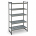 Thumbnail image #3 for Cambro Camshelving® Basics Plus 5-Tier Stationary Starter Unit, 18 x 36 x 72 Inches, Vented, Brushed Graphite